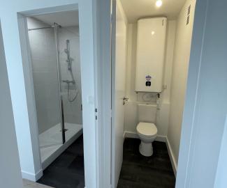 Création d'une salle de bains et d'un wc à Pornichet